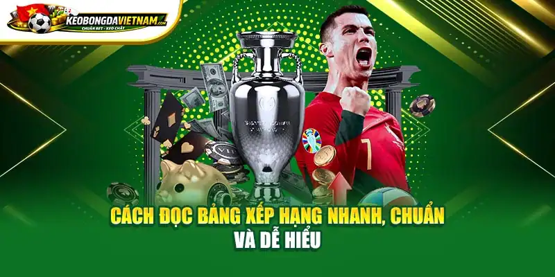 Cách đọc bảng xếp hạng nhanh, chuẩn và dễ hiểu