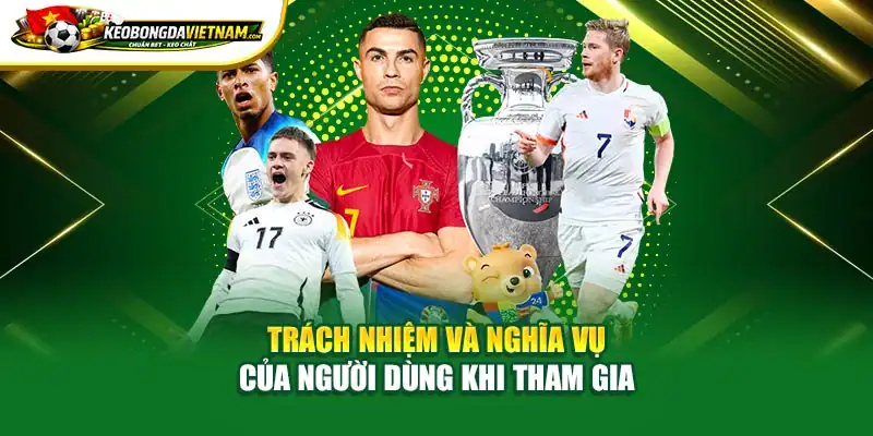 Trách nhiệm và nghĩa vụ của người dùng khi tham gia