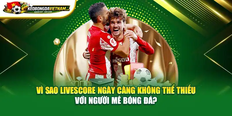 Vì sao Livescore ngày càng không thể thiếu với người mê bóng đá